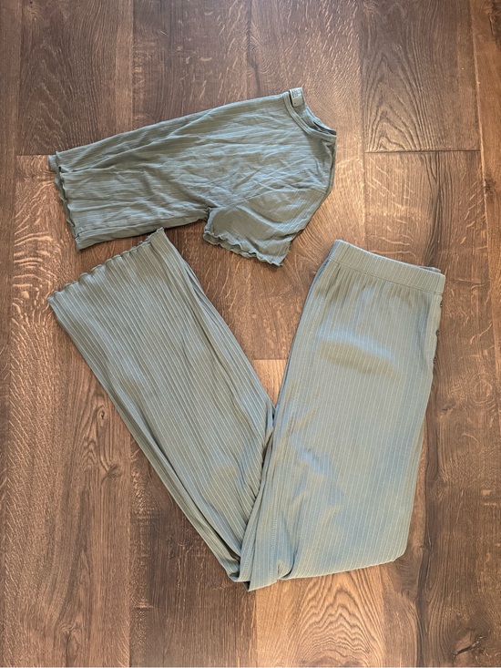 nuuds Other - Nuuds Mini Ribbed Pajama Set, Agave green